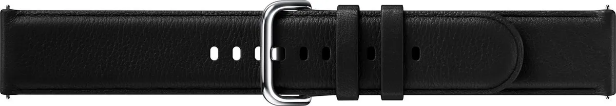 Samsung Lederen Armband Galaxy Watch Active 2 - 20mm - Zwart