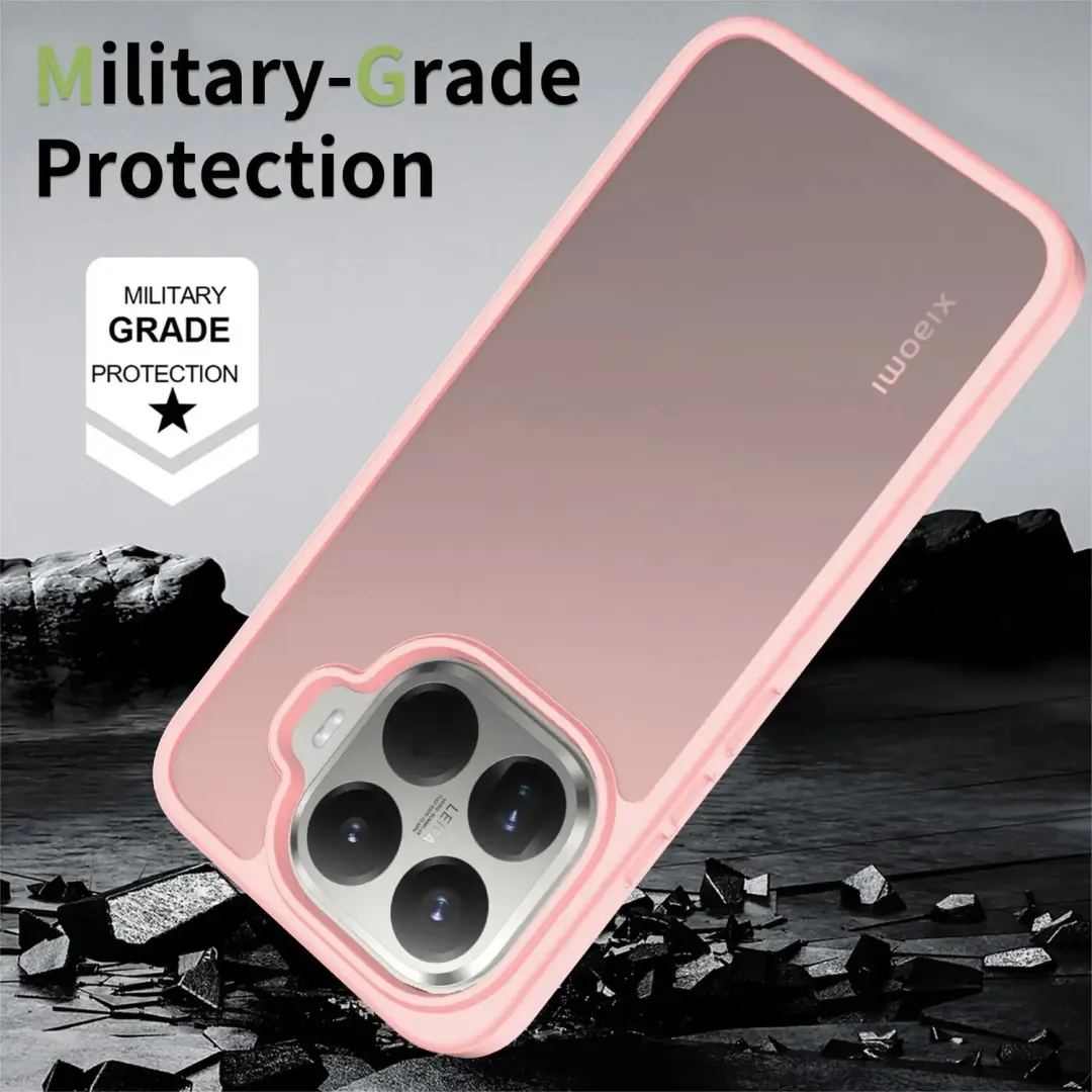Xiaomi 17T Pro Hoesje Matte Back Cover - Roze - afbeelding 2 van 6