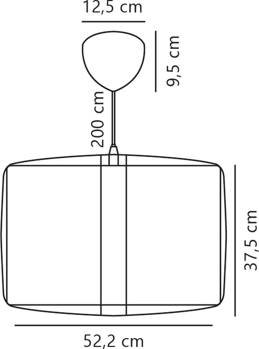 Nordlux Cardine 50 Hanglamp - 50cm Wit