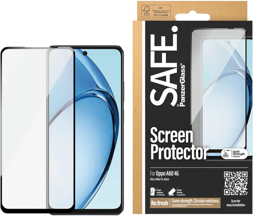 PanzerGlass SAFE95999 Screenprotector Oppo A60 4G - afbeelding 4 van 6