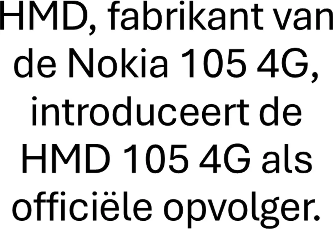 HMD 105 4G 1GF029CPH1L03 Mobiele Telefoon - Zwart - afbeelding 5 van 6
