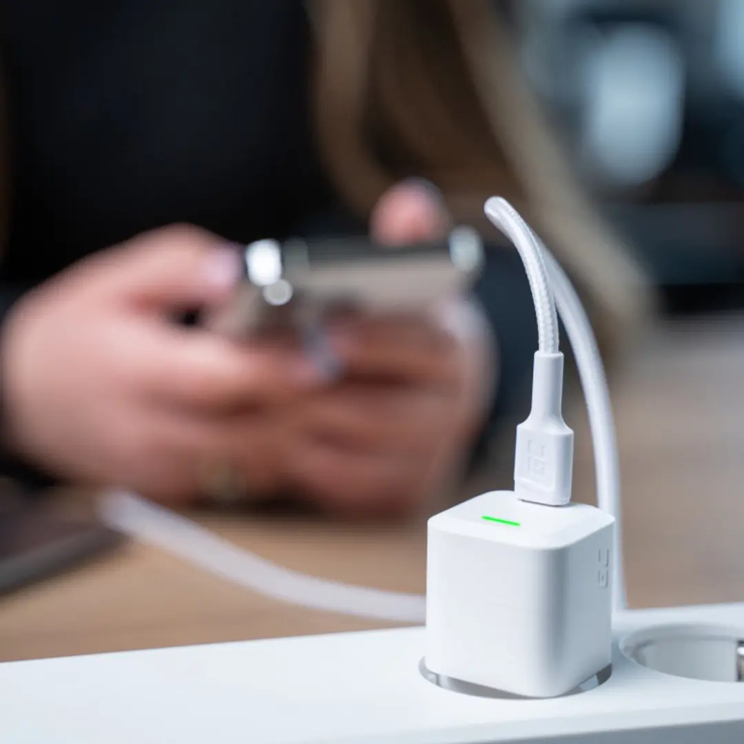 Green Cell KABGC07W USB-C naar Lightning Kabel 1m - Wit - afbeelding 2 van 6