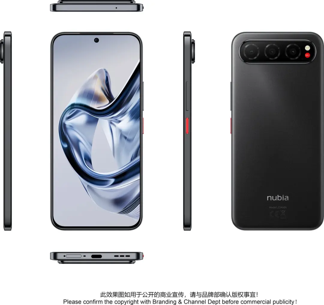 ZTE Nubia Air 5G - 256GB - Zwart - afbeelding 5 van 6