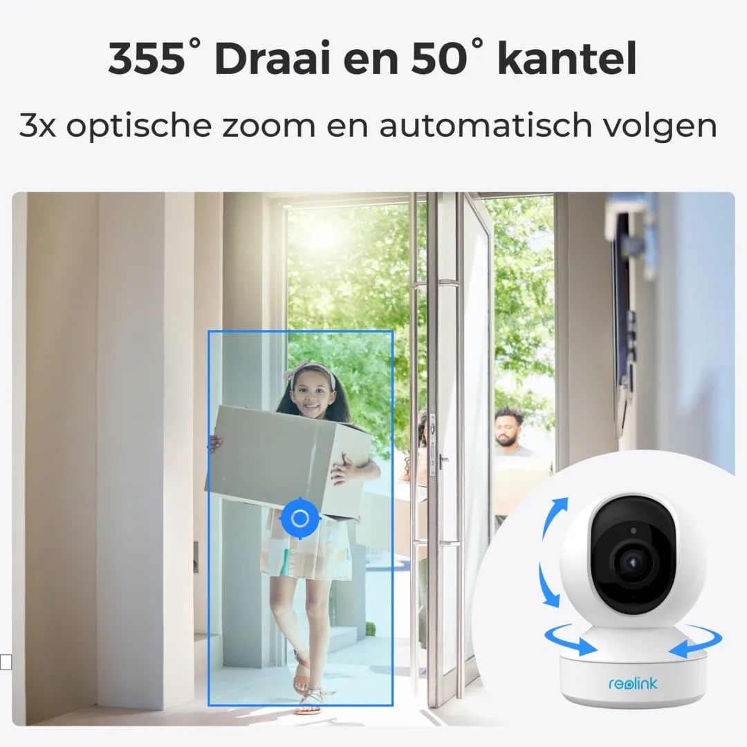 Reolink E1 Zoom 4K Beveiligingscamera - Zwart