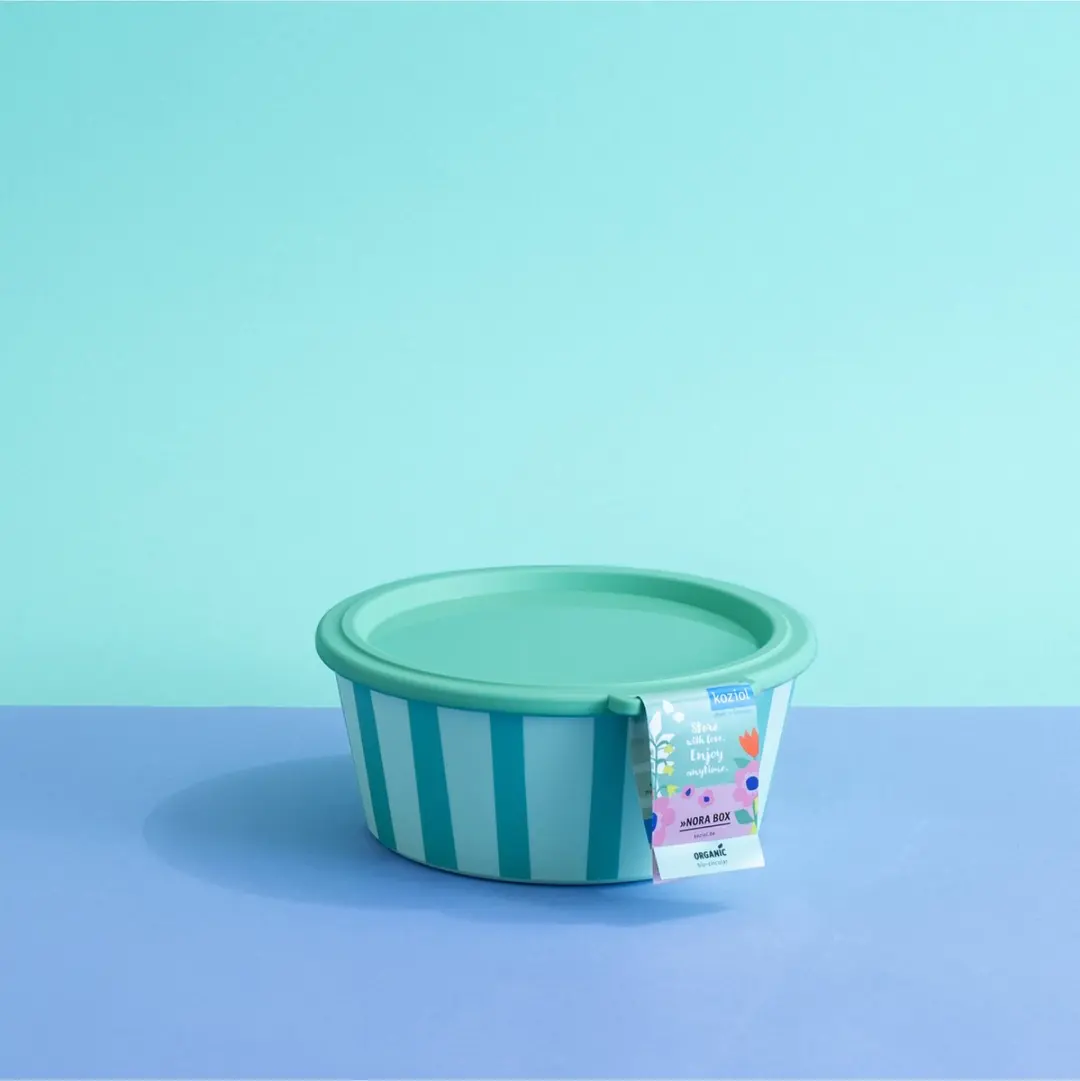 Koziol Nora Rond Kom 1,3 l - Blauw/Groen - afbeelding 3 van 3
