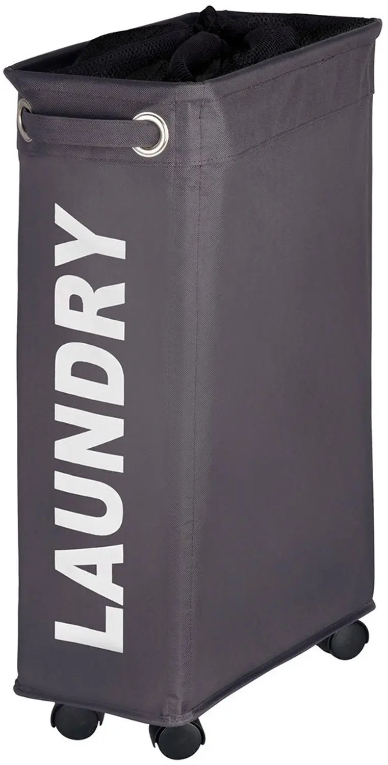 Wasmand Wenko Quadro Polyester Grijs 60x40x18.5cm