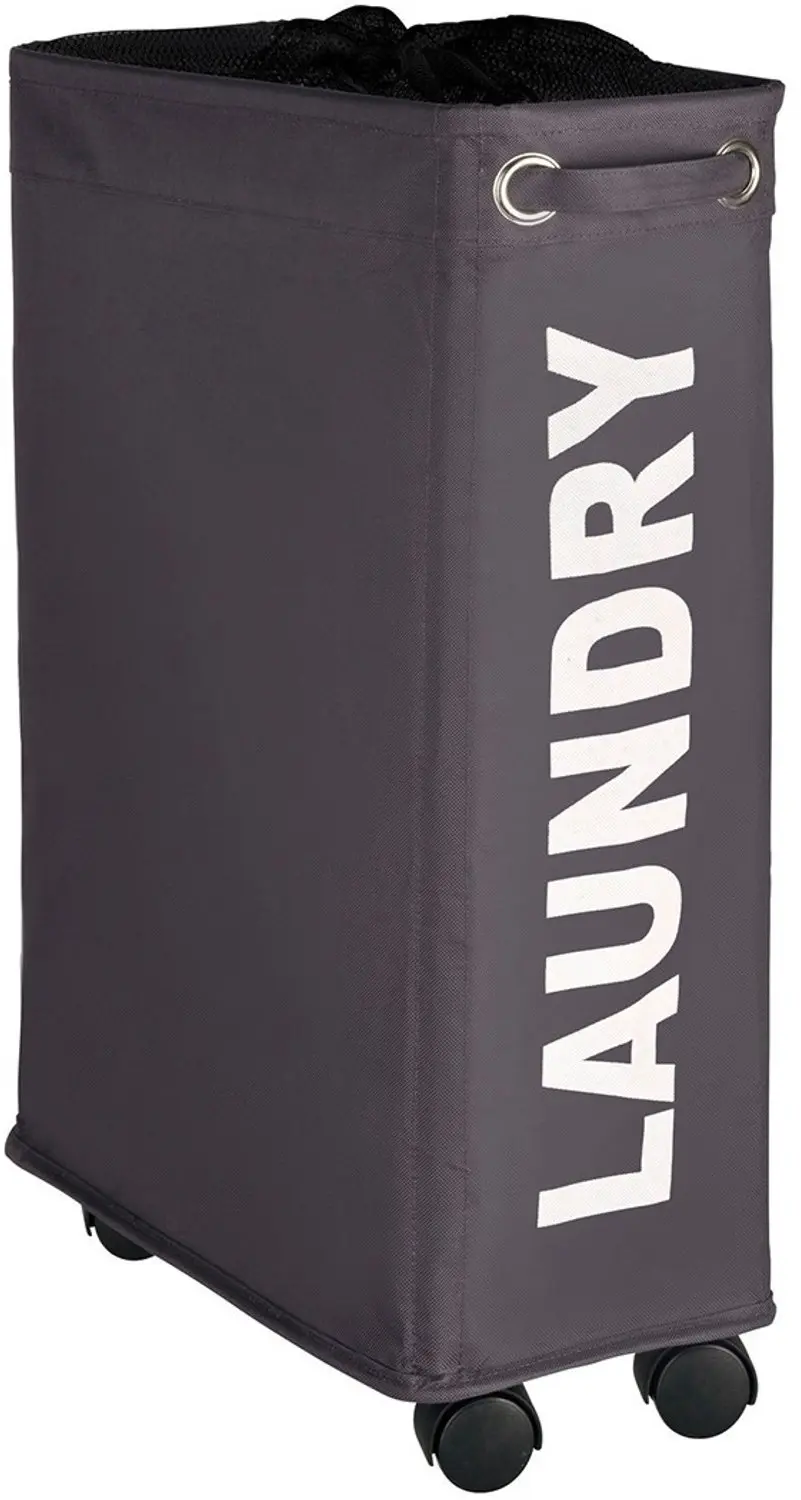 Wasmand Wenko Quadro Polyester Grijs 60x40x18.5cm - afbeelding 5 van 6