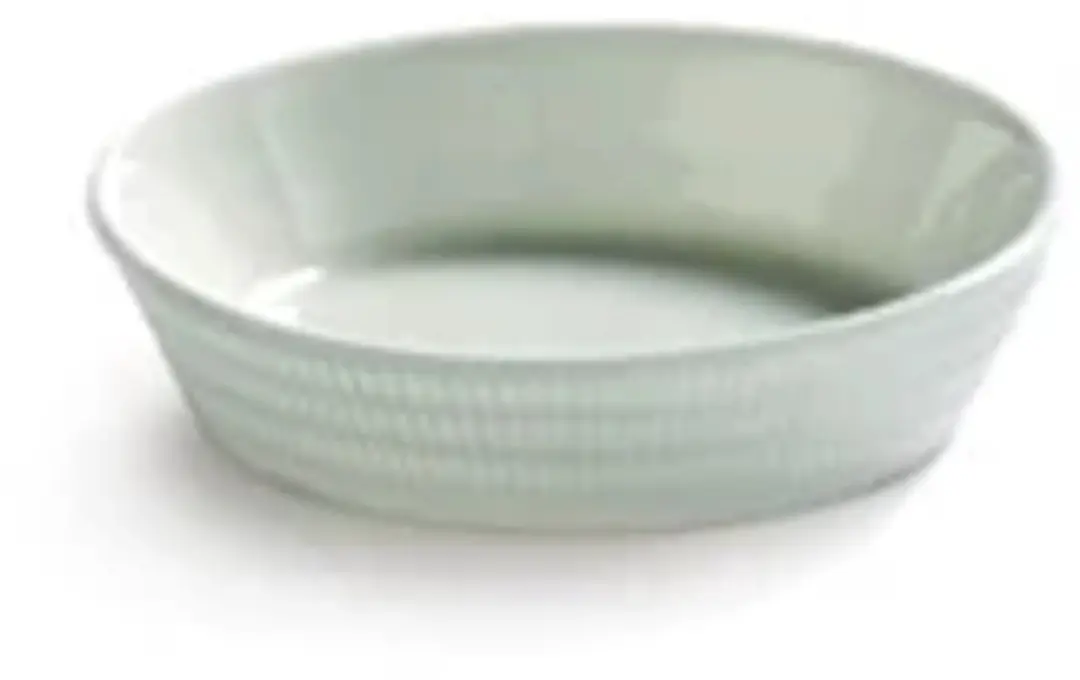 Serax Ann Van Hoey Nido plat bord met boord D6cm bone china groen