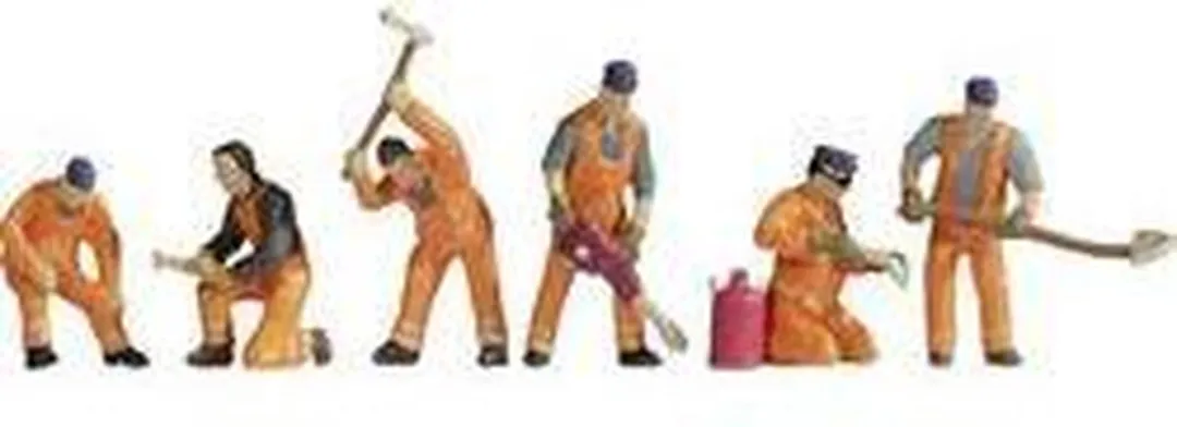 Noch 36276 Spoorwerkers Figuur - Schaal N - Multicolor