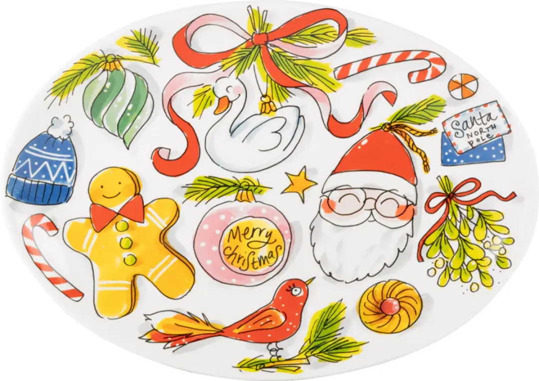 Blond Amsterdam, Kerst: Ovale schaal 29 cm