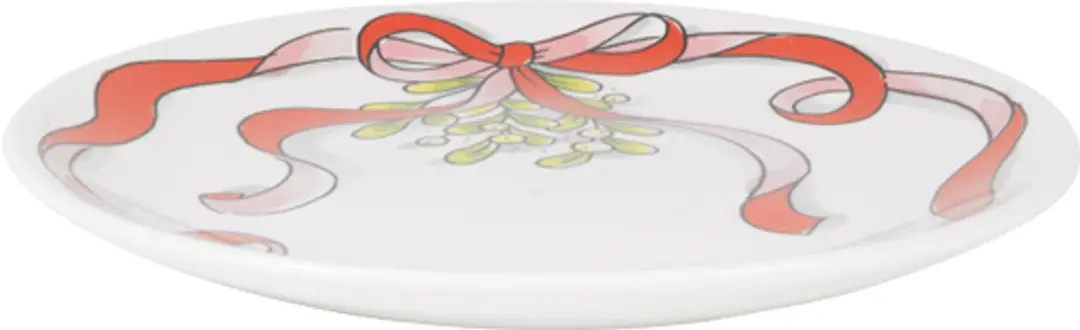 Blond Amsterdam Kerst Bord 18cm - Multikleur - afbeelding 2 van 2