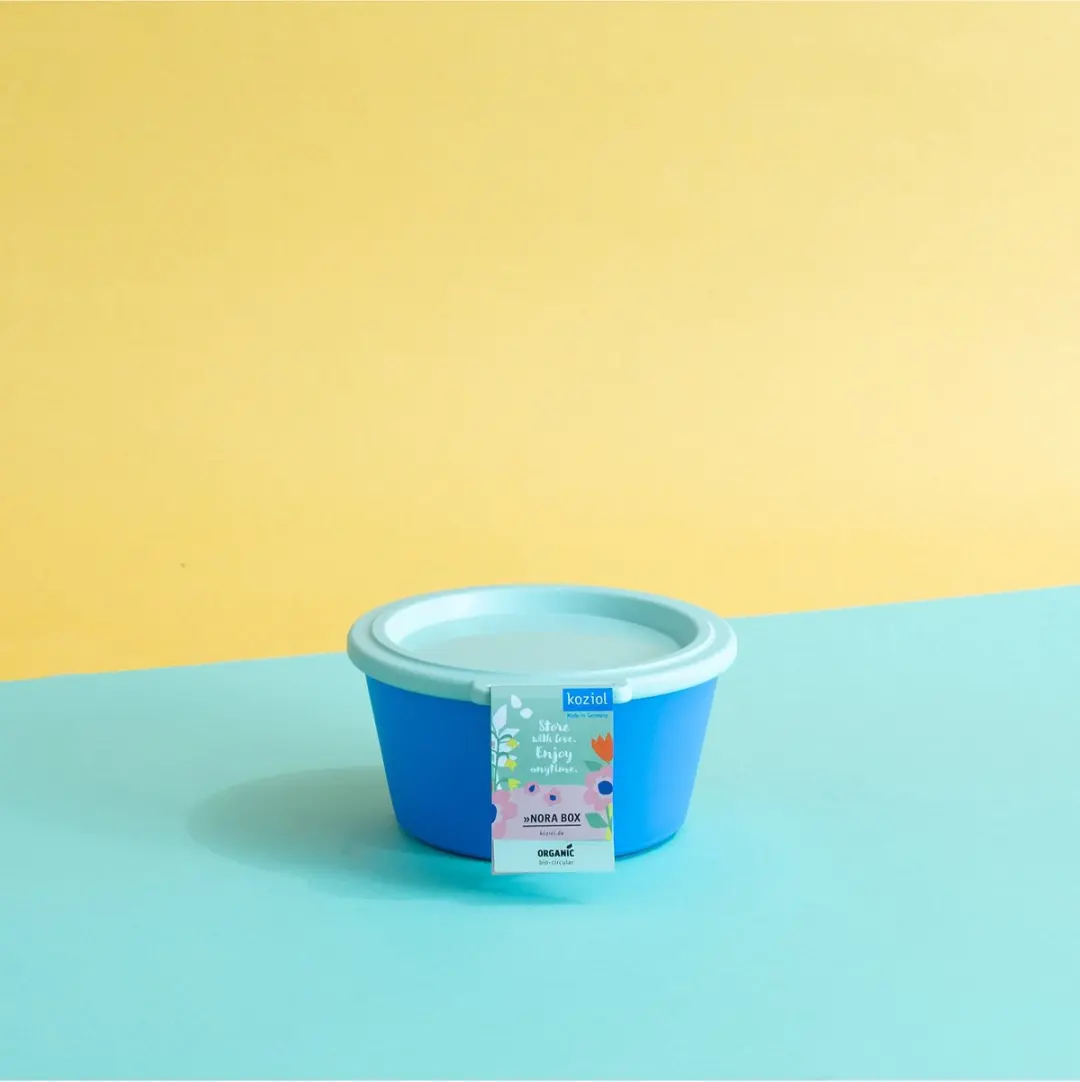 Koziol Nora Rond Kom 0,7l - Blauw/Groen - afbeelding 3 van 3