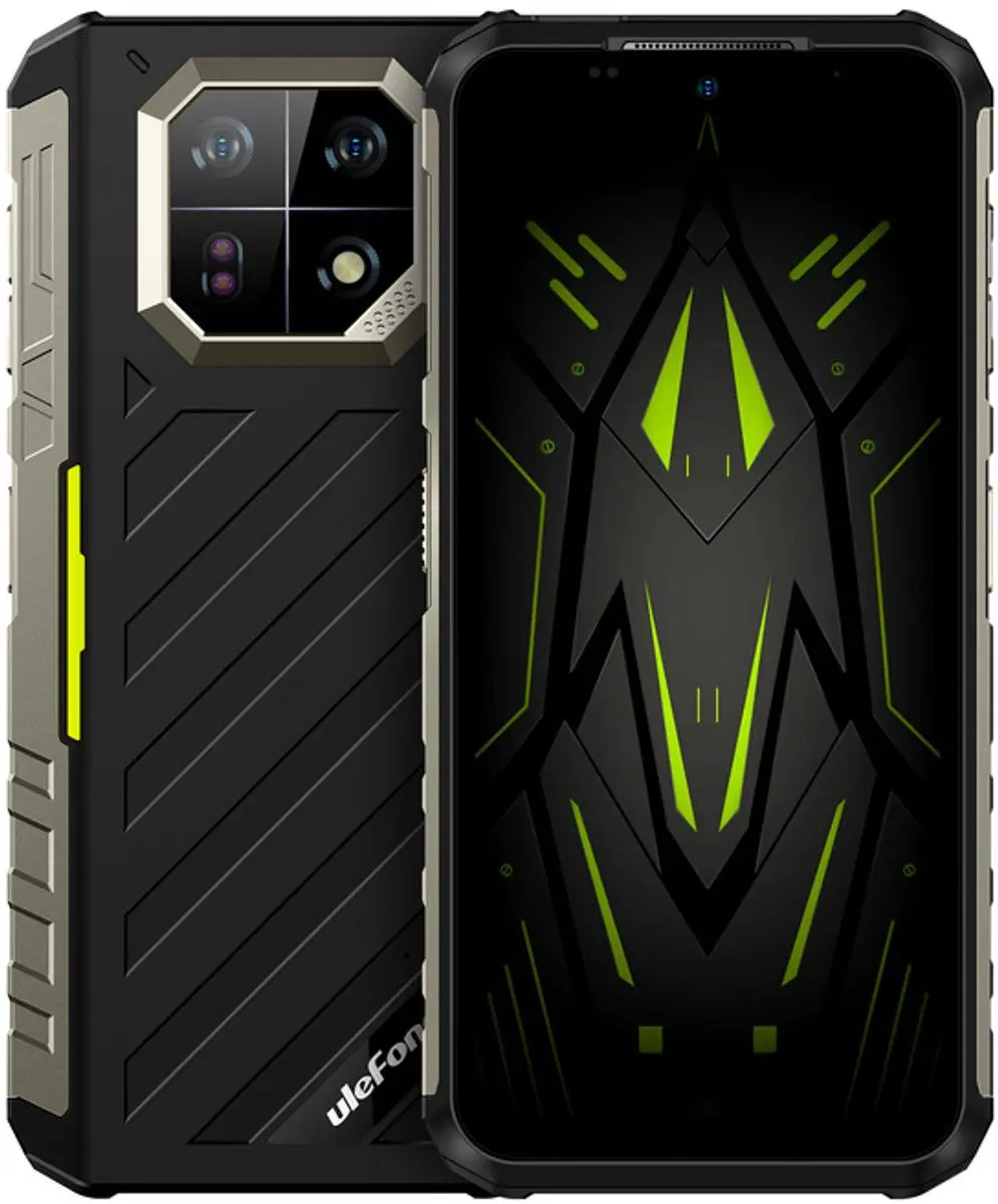 Rugged Smartphone Ulefone Armor 22 4G G96 8GB 256GB 6600-33W A13, Night, Slim, B