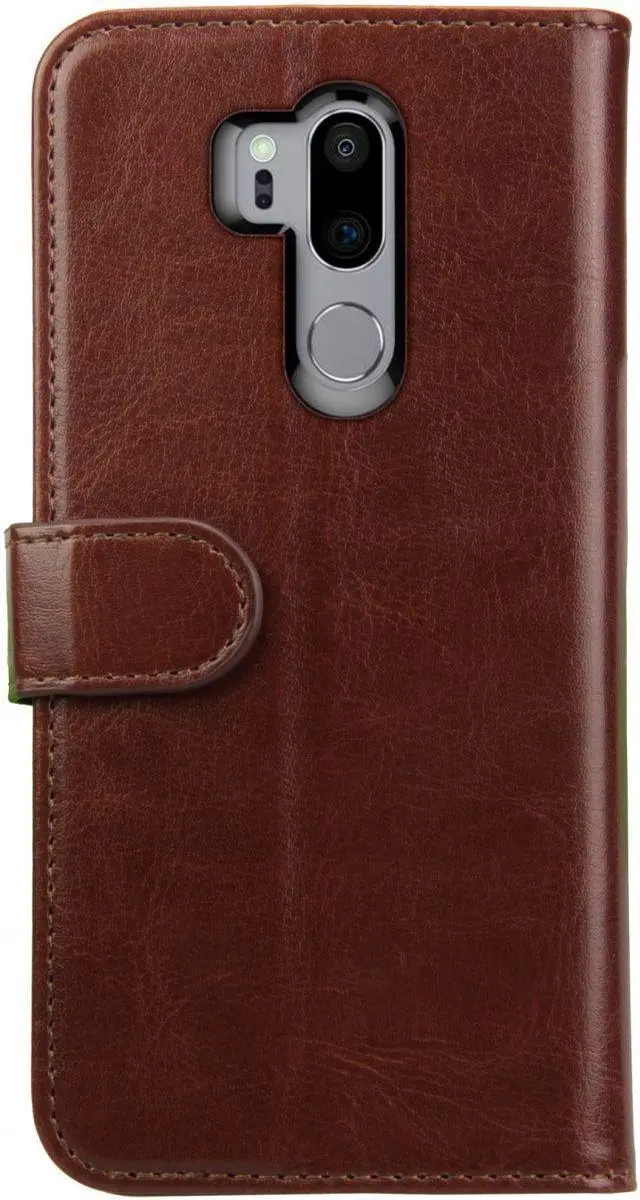 Rosso Element Book Case Wallet Hoesje LG G7 ThinQ - Bruin - afbeelding 3 van 6
