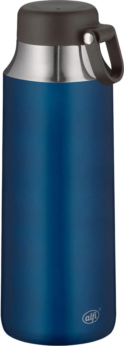 Theefles Thermosfles, 900 ml, roestvrij staal, lekvrij, ook bij koolzuur, 12 uur