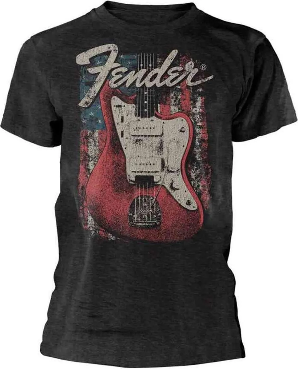 Fender Heren T-shirt Distressed Jazzmaster