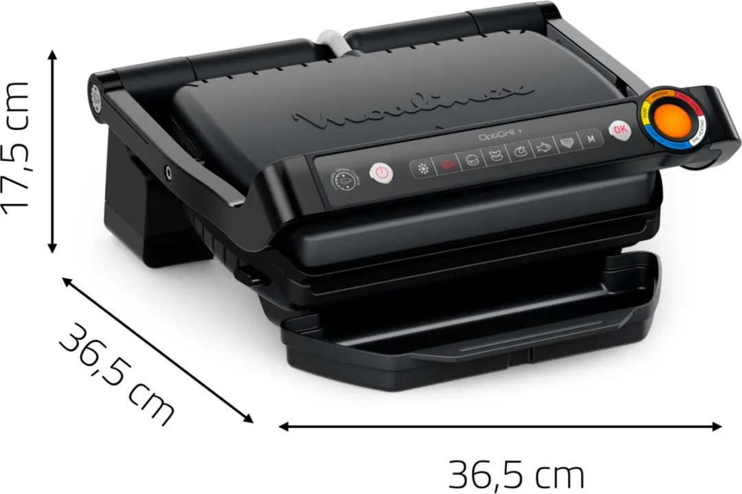 Moulinex GI7178 Contactgrill - 2300W - 2 Platen - Zwart