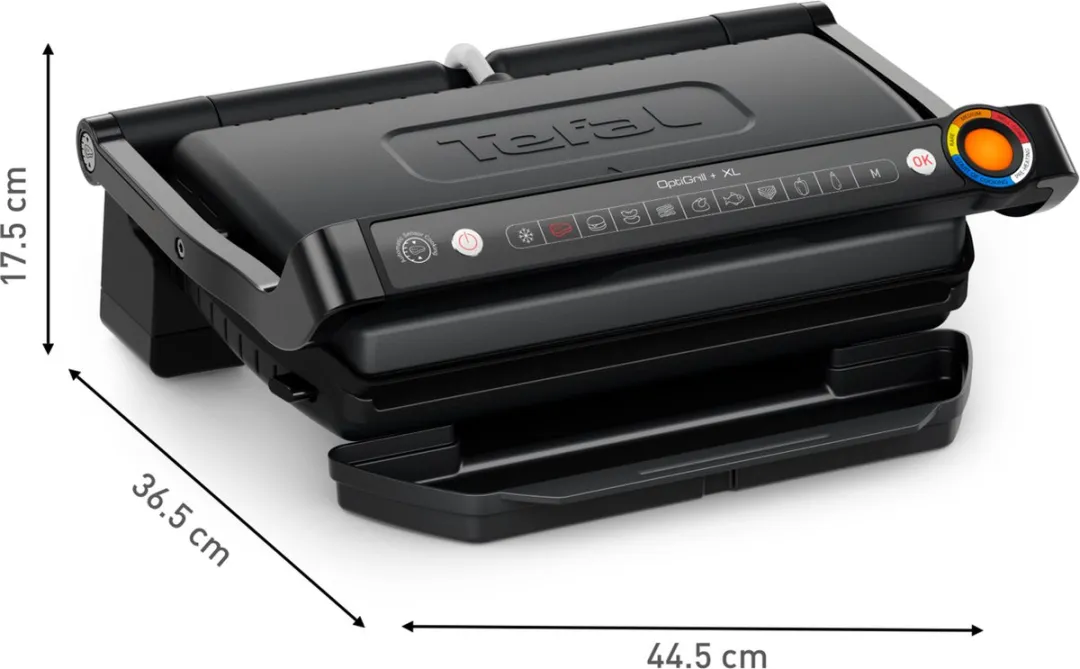 Tefal OptiGrill+ XL GC7278 Contactgrill - 2000W - Zwart - afbeelding 6 van 6