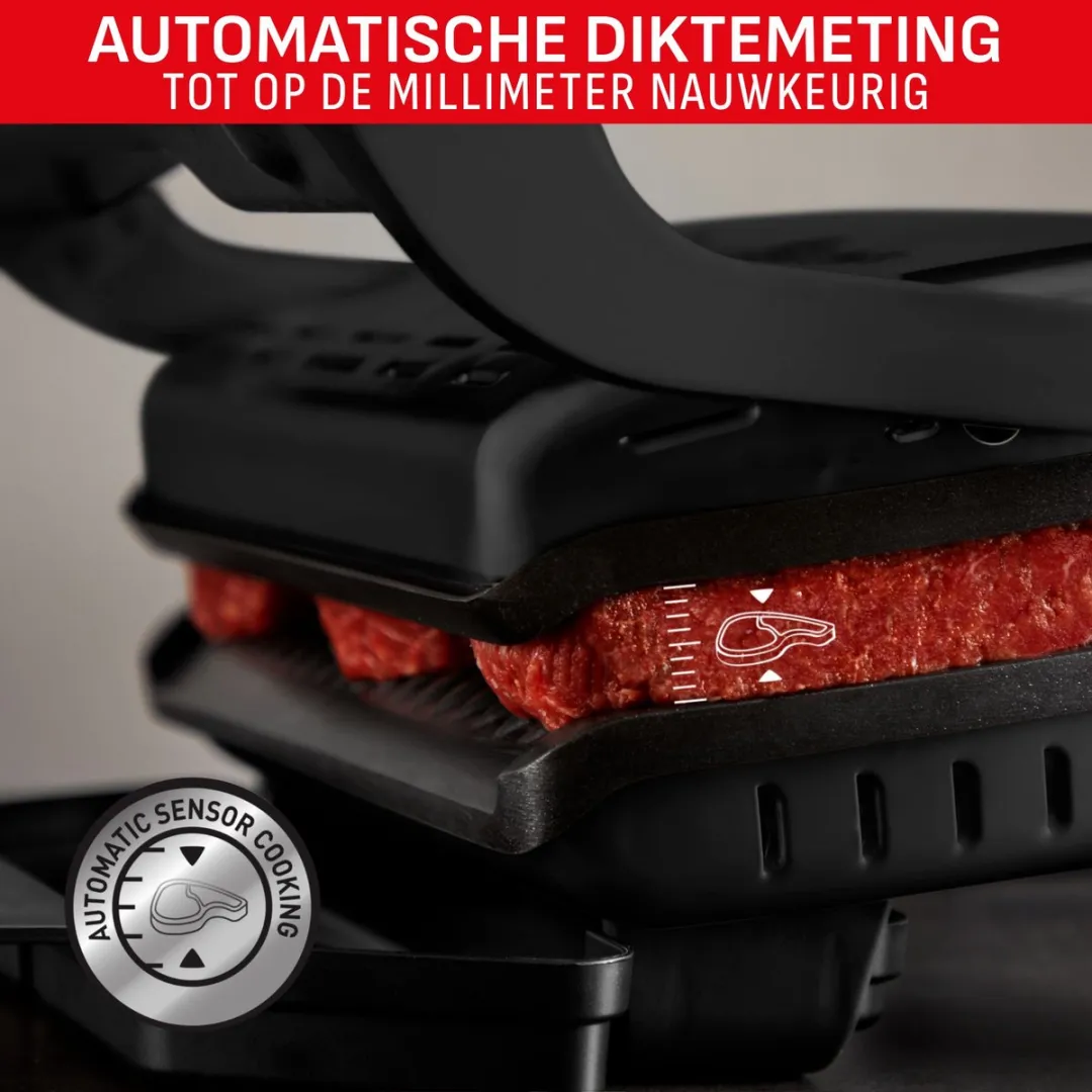 Tefal OptiGrill+ XL GC7278 Contactgrill - 2000W - Zwart