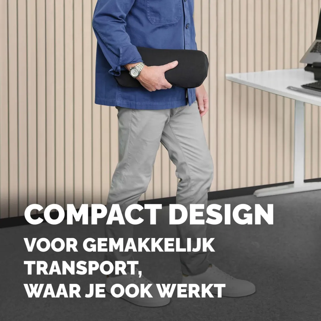 Fellowes Breyta Lendensteun Kussen - Zwart