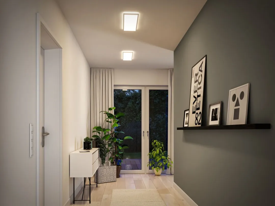 Paulmann Atria Shine LED-paneel 22W 1800lm 4000K - 580x200mm Wit