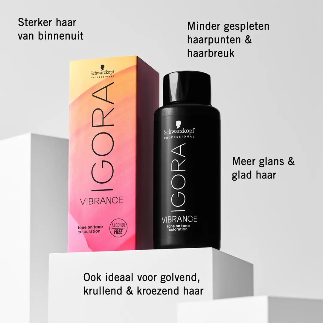 Schwarzkopf Igora Vibrance Tone on Tone 4-6 - 60ml - Medium Brown Chocolate - afbeelding 3 van 6