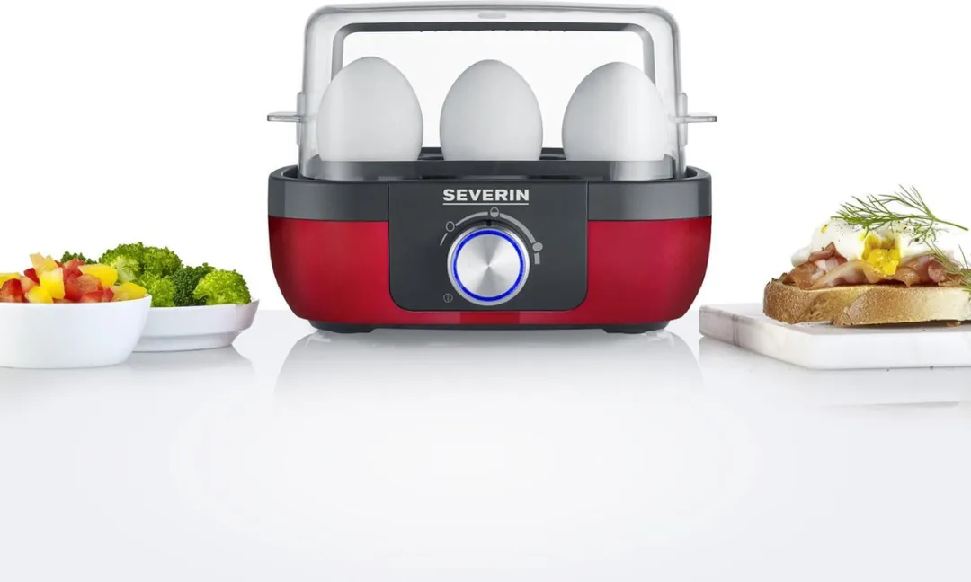 Severin EK 3168 Eierkoker - 6 Stuks - 420W - Rood - afbeelding 6 van 6