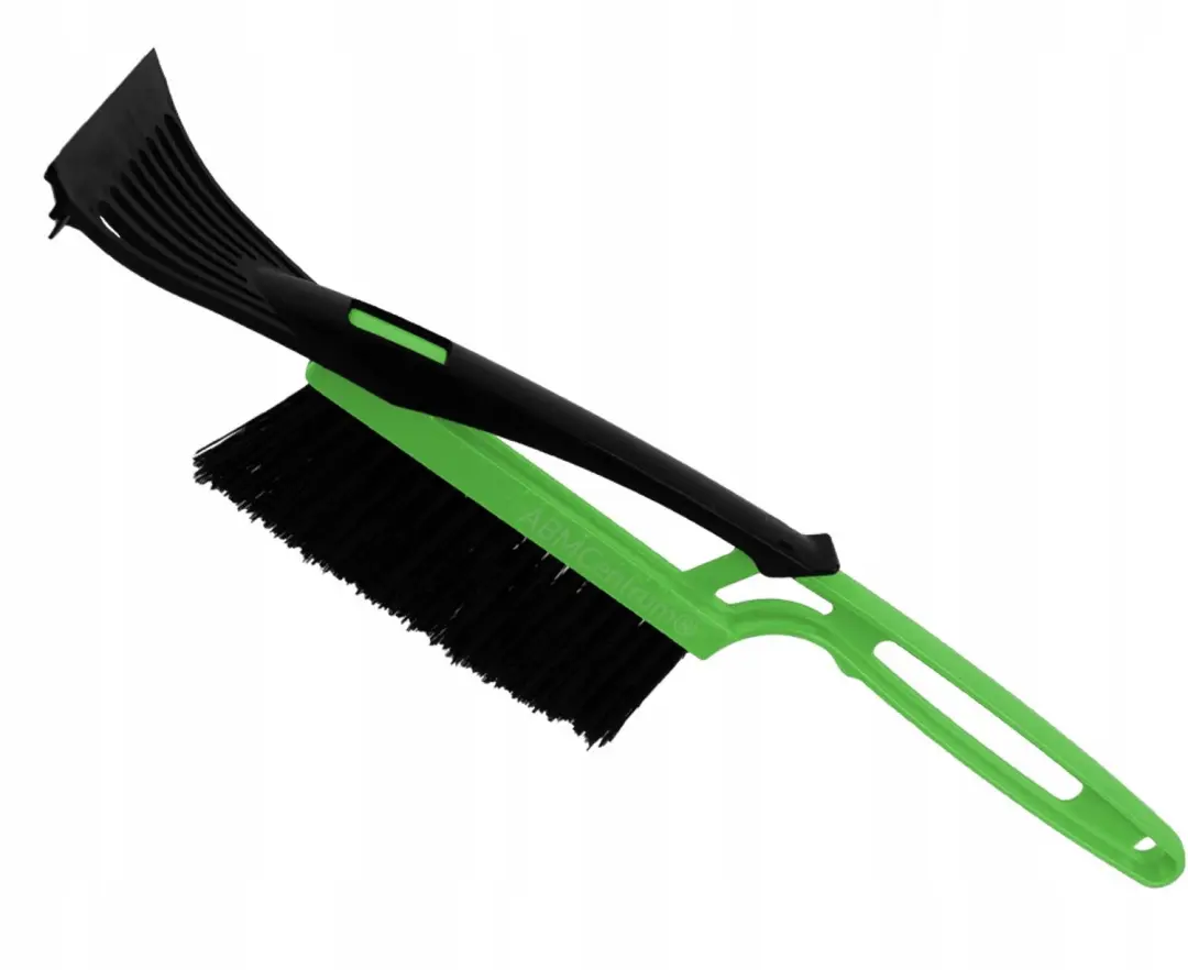 2-in-1 IJskrabber & Sneeuwborstel 41cm met Rubberen Wisser
