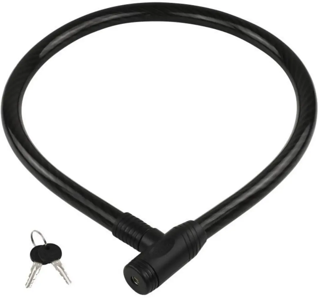 BURG WÄCHTER Fietsslot 120cm - 25 mm staal - Zwart - afbeelding 6 van 6