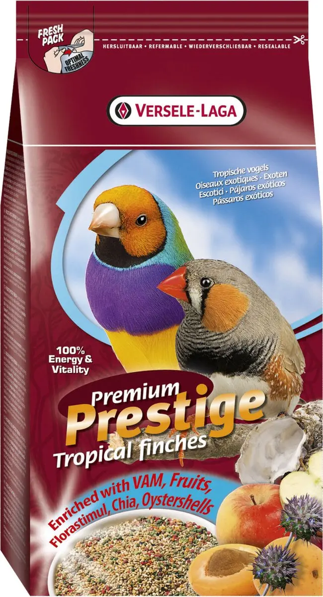 Versele-Laga Prestige Premium Tropische Vogels Voer 800g - afbeelding 4 van 5