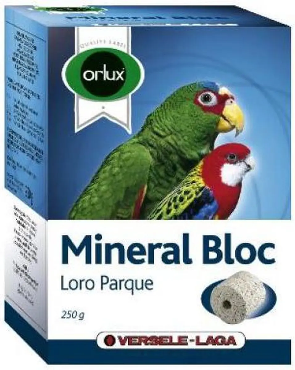 Versele-Laga Orlux Mineral Bloc Large - Vogelsupplement - 400g - afbeelding 4 van 6