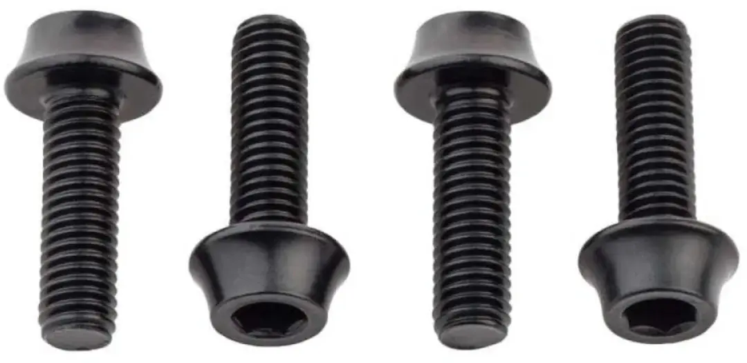 Wolf Tooth M5 X 15 Mm Bidonhouder Schroeven 4 Eenheden Zwart