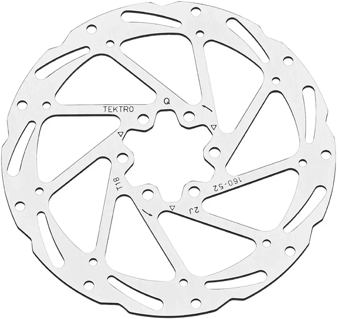 Tektro TR160-52 Remschijf - Ø160mm - Zilver - afbeelding 2 van 2