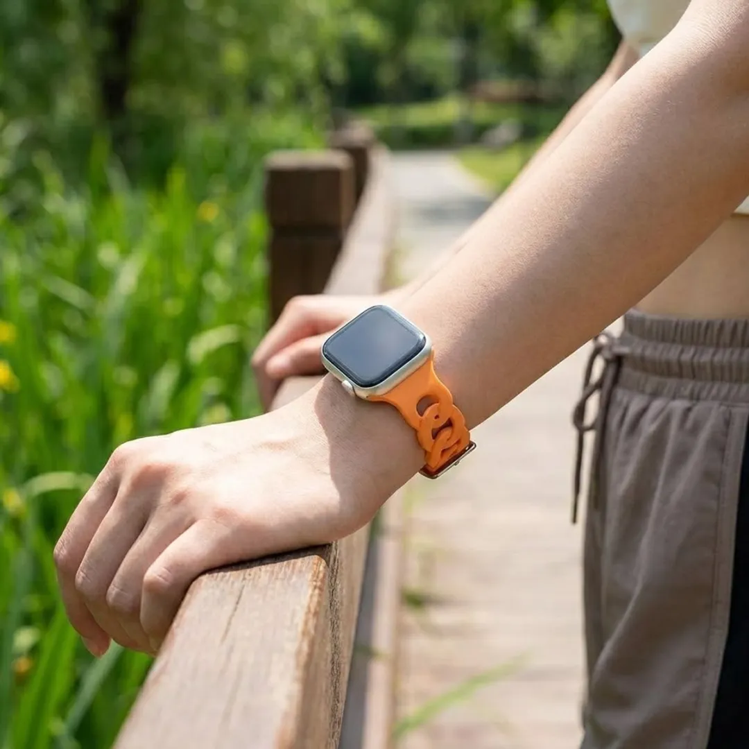 NUVEX Horlogebandje Apple Watch One Size - Oranje