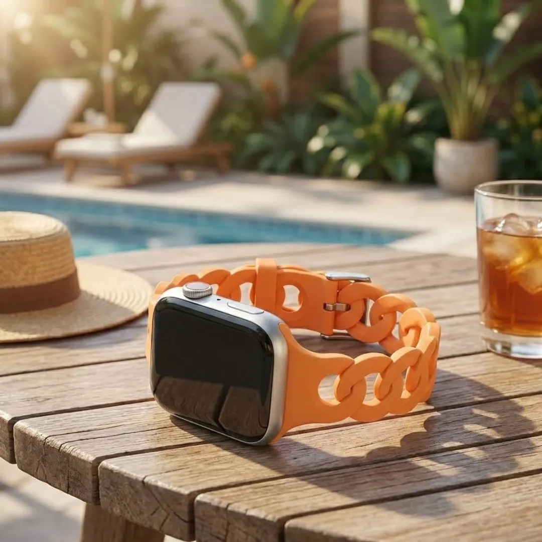 NUVEX Horlogebandje Apple Watch One Size - Oranje