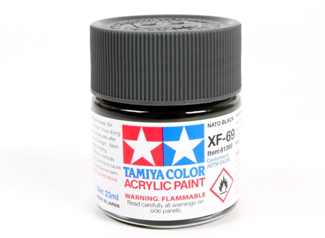 Tamiya XF-69 NATO Black Acrylverf 23ml