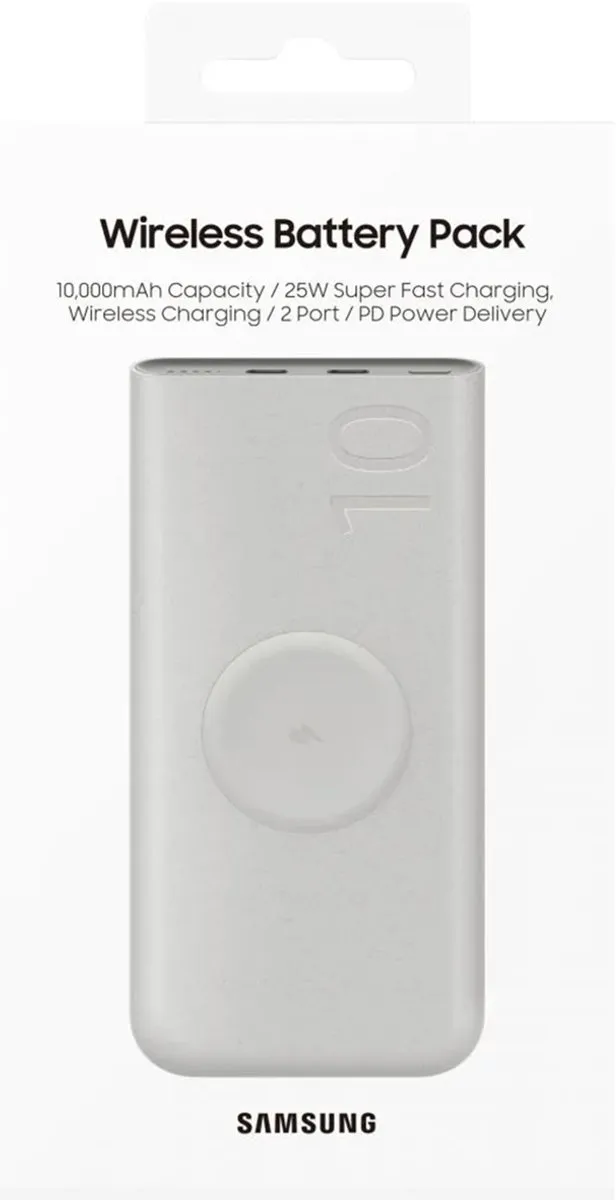 Samsung EB-U2510XU Powerbank 10000mAh - 2x USB-C - Beige