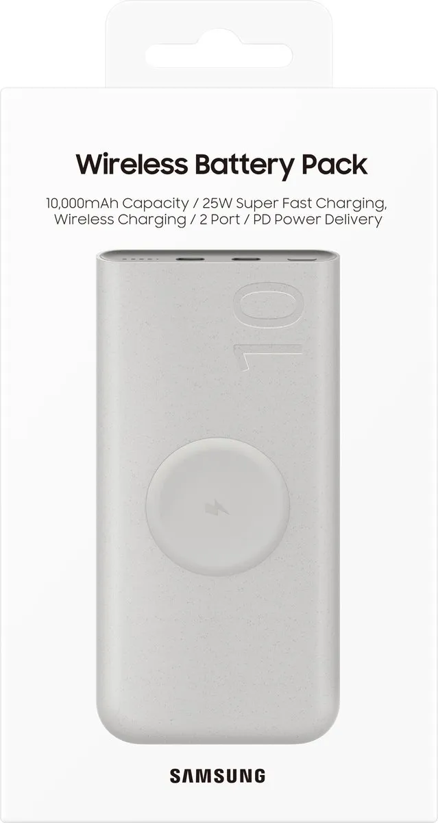 Samsung EB-U2510XU Powerbank 10000mAh - 2x USB-C - Beige