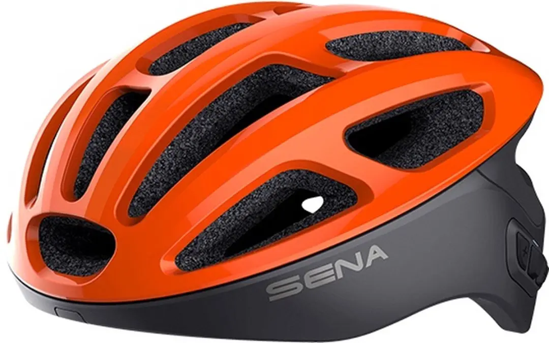 Sena R1 Smart Cycling helm Electric Tangarine maat L
