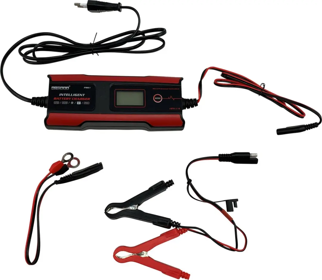 Absaar Acculader PRO 1.0 6/12V 1A - Processor Gestuurd - afbeelding 6 van 6