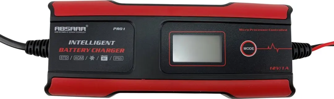Absaar Acculader PRO 1.0 6/12V 1A