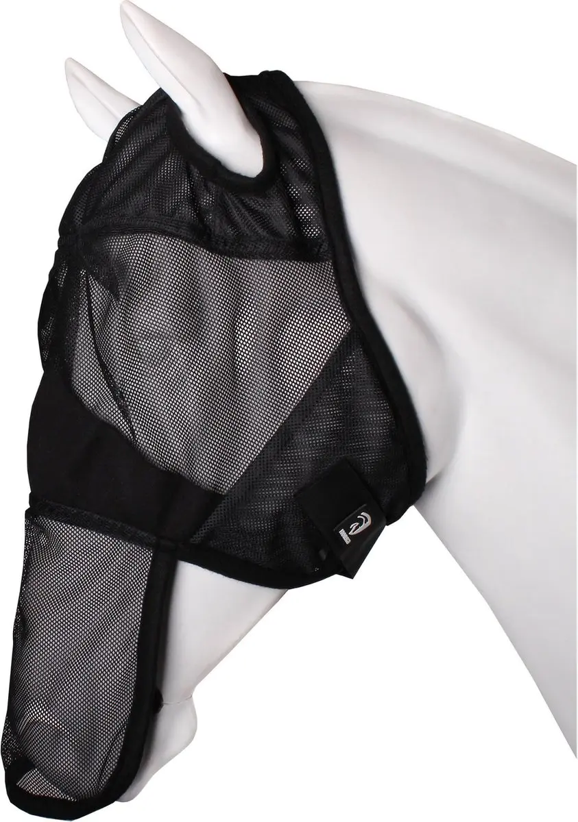 Horka Vliegenmasker Full Face Cob Soft-mesh Zwart