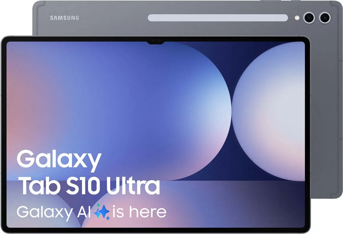 Samsung Galaxy Tab S10 Ultra SM-X926BZATEUB - 1TB - Grijs