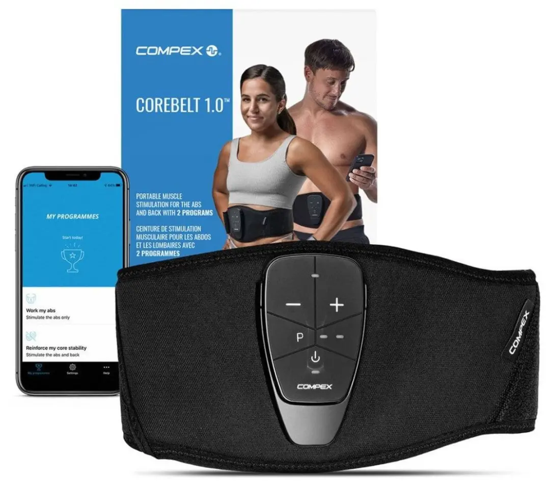 Compex CoreBelt 1.0 Stimulatieriem Set - S/M - Zwart - afbeelding 5 van 6
