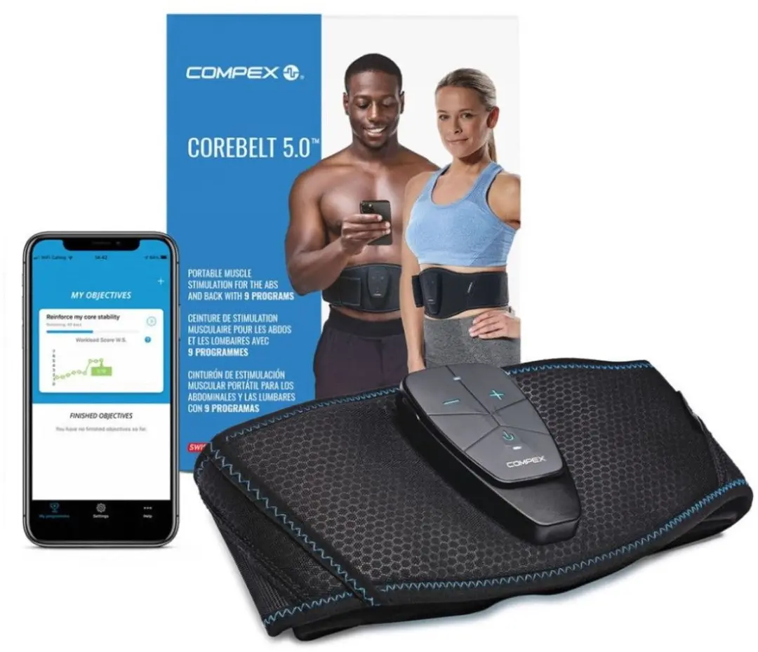 Body Sculpting Vibrerende Stimulatorriem Compex Corebelt 3.0 S/M (Refurbished A) - afbeelding 3 van 6