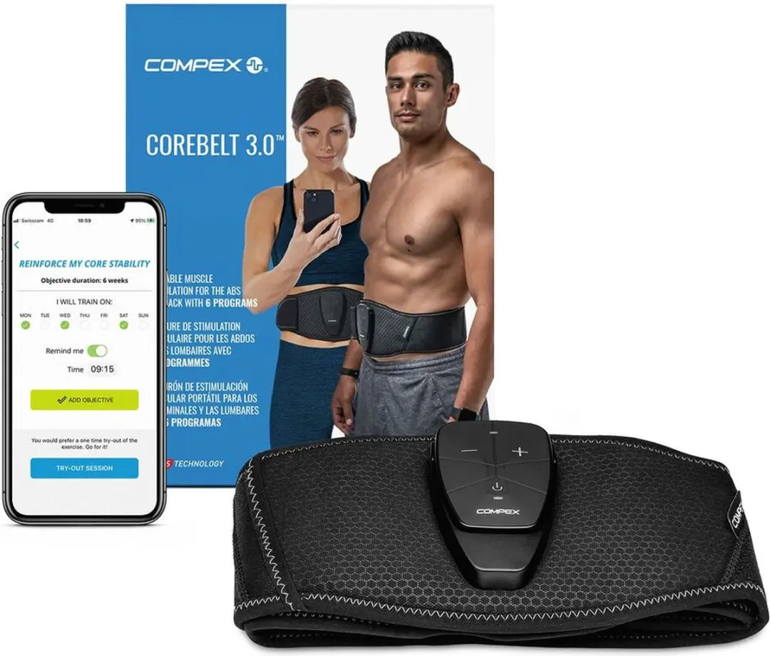 Body Sculpting Vibrerende Stimulatorriem Compex Corebelt 3.0 S/M (Refurbished A) - afbeelding 6 van 6