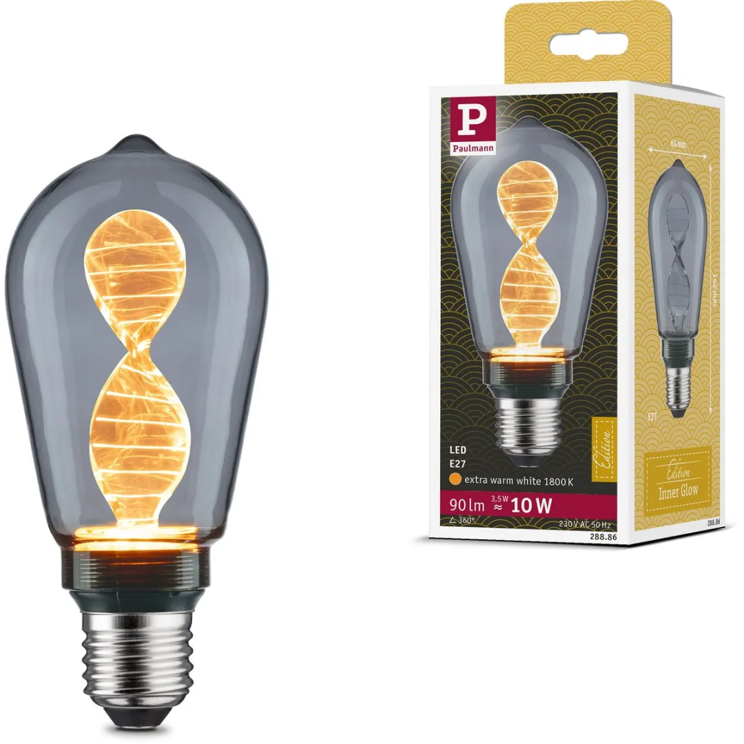 Paulmann Inner Glow Edition LED-kolf Helix E27 3,5W 90lm