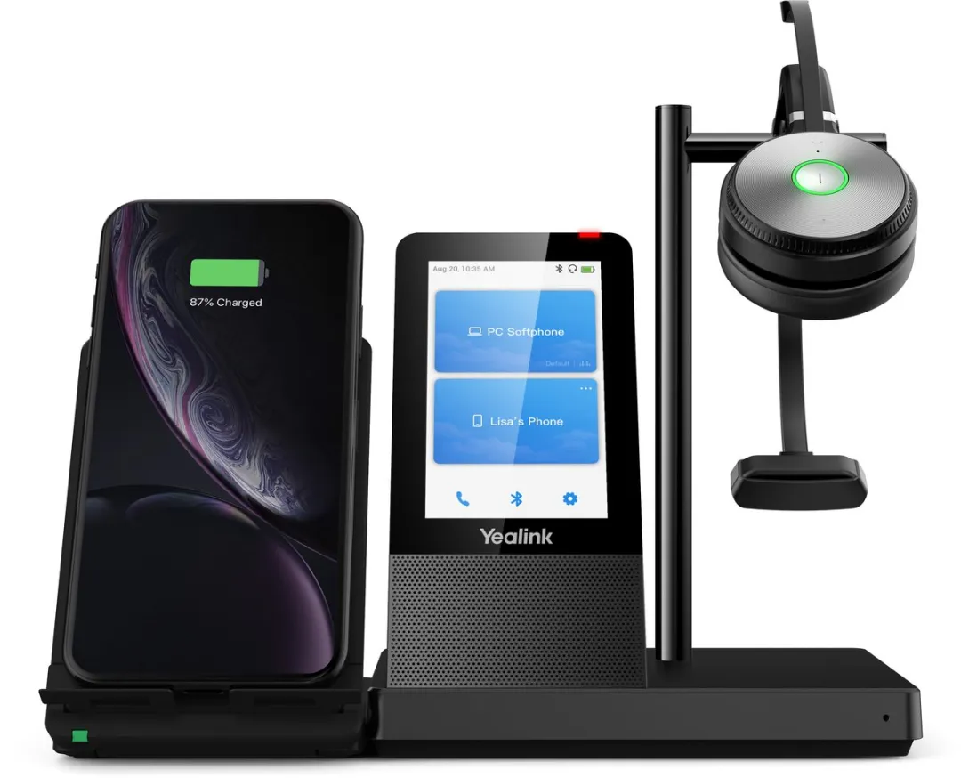 Yealink WH66 DECT Draadloze Headset MONO UC - Zwart