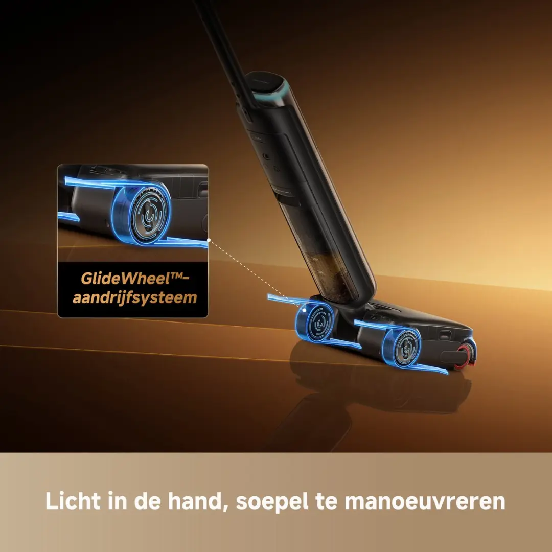 Dreame T16 Pro Steam HHV32E Stofzuiger - Brons & Zwart - afbeelding 5 van 6