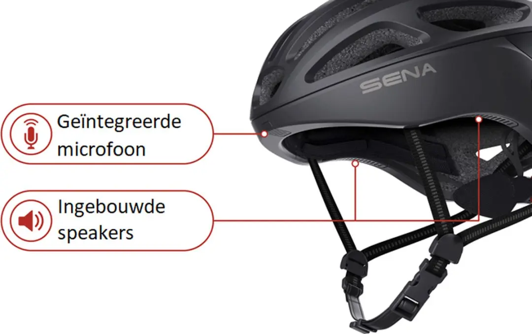 Sena R1 Smart Cycling helm Ice Blue maat L